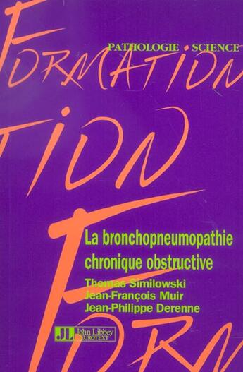 Couverture du livre « La bronchopneumopathie chronique obstructive » de Similowski T aux éditions John Libbey