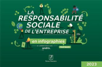 Couverture du livre « La responsabilité sociale de l'entreprise en infographies pratiques (édition 2023) » de Herve Gbego aux éditions Revue Fiduciaire