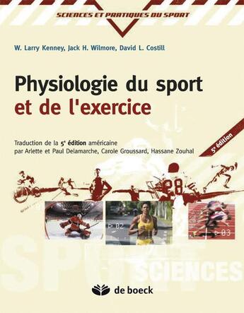 Couverture du livre « Physiologie du sport et de l'exercice (5e édition) » de  aux éditions De Boeck Superieur