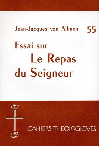 Couverture du livre « Essai sur repas seigneur lab » de  aux éditions Labor Et Fides