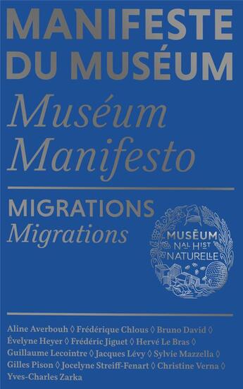 Couverture du livre « Manifeste du muséum ; migrations » de  aux éditions Reliefs Editions