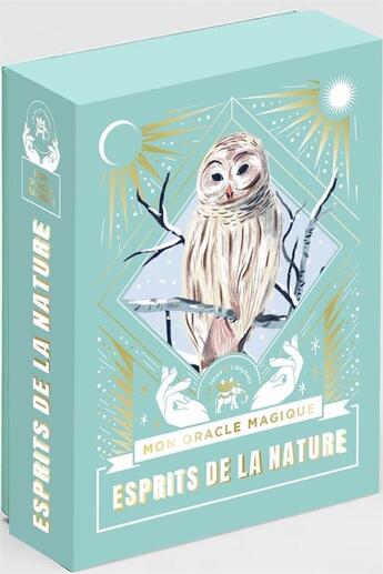 Couverture du livre « Mon oracle magique ; esprits de la nature » de Sarah Divine aux éditions Le Lotus Et L'elephant