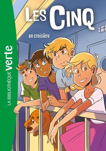 Couverture du livre « Le Club des Cinq Tome 37 : Les Cinq en croisière » de Claude Voilier aux éditions Hachette Jeunesse