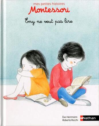 Couverture du livre « Emy ne veut pas lire » de Eve Herrmann et Roberta Rocchi aux éditions Nathan