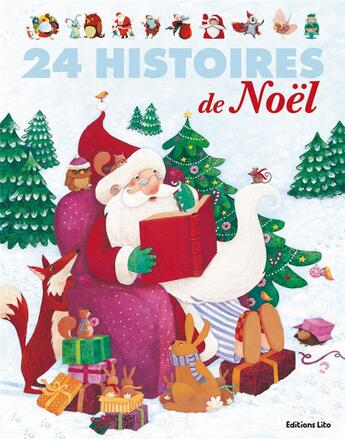 Couverture du livre « 24 histoires de Noël » de  aux éditions Lito