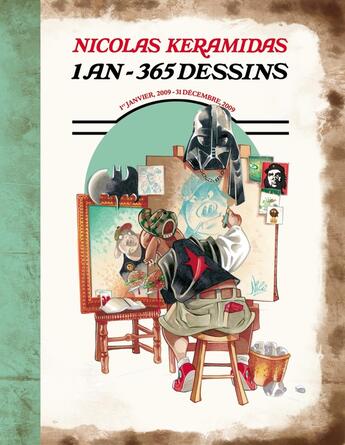 Couverture du livre « Nicolas Keramidas ; 1 an, 365 dessins » de Nicolas Keramidas aux éditions Soleil