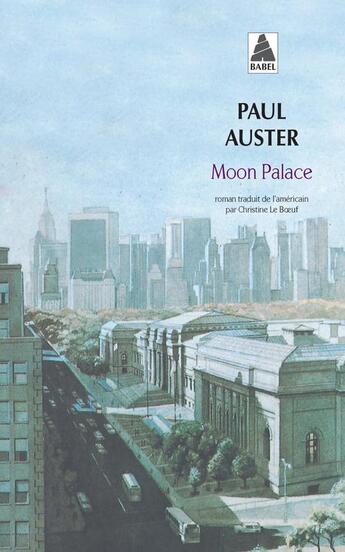 Couverture du livre « Moon palace » de Paul Auster aux éditions Actes Sud