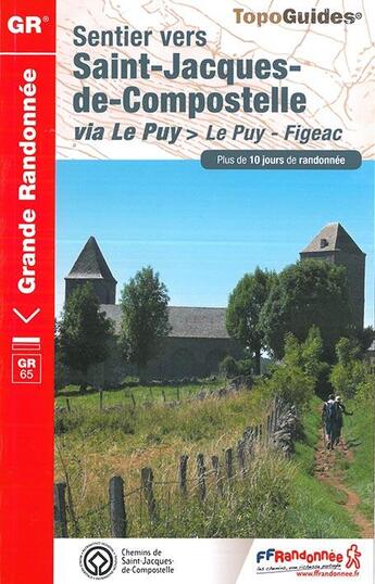 Couverture du livre « Sentier vers Saint-Jacques-de-Compostelle ; Le Puy - Figeac » de  aux éditions Ffrp