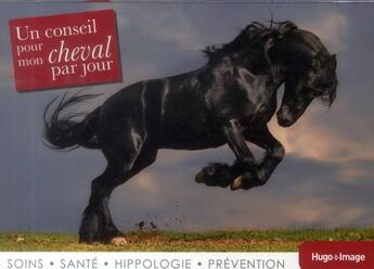 Couverture du livre « Un conseil pour mon cheval par jour » de  aux éditions Hugo Image