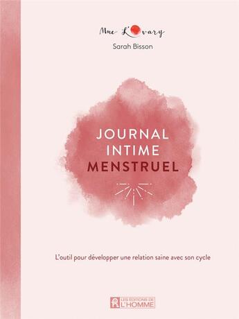 Couverture du livre « Journal intime menstruel » de L'Ovary aux éditions Editions De L'homme