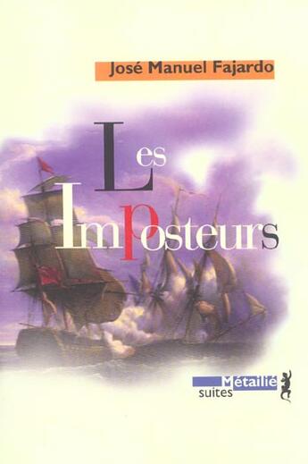 Couverture du livre « Les imposteurs » de Fajardo/Bleton aux éditions Metailie