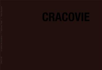 Couverture du livre « Cracovie » de Baumann/Thidet aux éditions Pu De Bordeaux