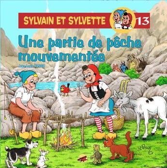 Couverture du livre « Sylvain et Sylvette T.13 ; une partie de pêche mouvementée » de Jean-Louis Pesch aux éditions P'tit Louis