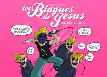 Couverture du livre « Les blagues de Jesus Tome 3 : nos amis les bites » de Paka aux éditions Lapin