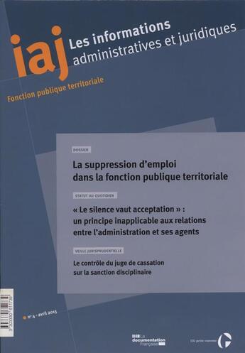 Couverture du livre « Informations » de  aux éditions Documentation Francaise