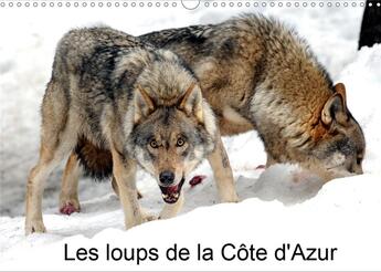 Couverture du livre « Les loups de la cote d azur calendrier mural 2020 din a3 horizontal - un parc a loups a ete cree dan » de Alain Hanel aux éditions Calvendo