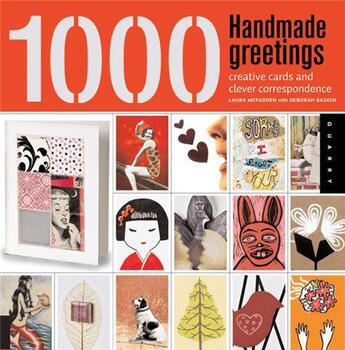 Couverture du livre « 1000 handmade greetings » de Mcfadden Laura aux éditions Quarry