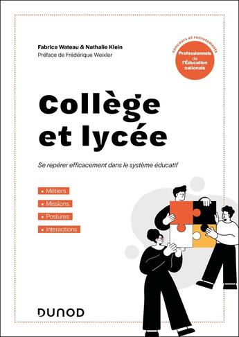 Couverture du livre « Je prépare : Collège et lycée : Se repérer efficacement dans le système éducatif » de Nathalie Klein et Fabrice Wateau aux éditions Dunod