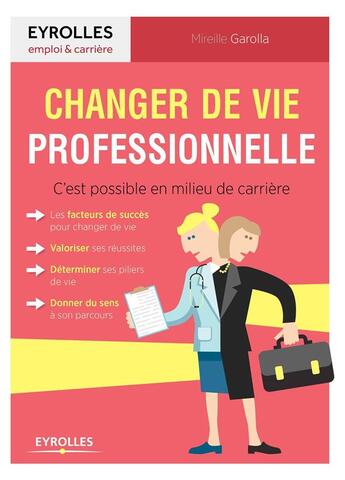 Couverture du livre « Changer de vie professionnelle ; céest possible en milieu de carrière » de Mireille Garolla aux éditions Eyrolles