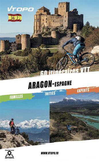 Couverture du livre « Aragon - espagne 60 itineraires vtt » de  aux éditions Vtopo