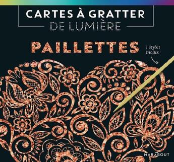 Couverture du livre « Cartes à gratter de lumière : paillettes » de  aux éditions Marabout