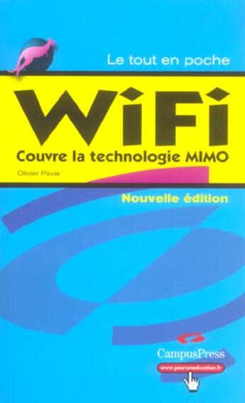 Couverture du livre « Wifi couvre la technologie mimo nouvelle edition (2e édition) » de Olivier Pavie aux éditions Pearson