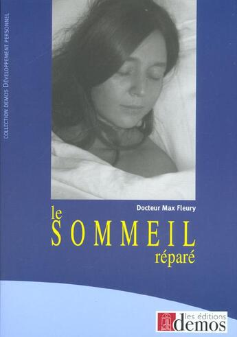 Couverture du livre « Sommeil Repare » de Fleury M aux éditions Demos