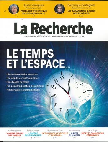 Couverture du livre « La recherche n 566 » de  aux éditions La Recherche