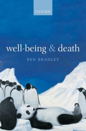 Couverture du livre « Well-Being and Death » de Bradley Ben aux éditions Oup Oxford