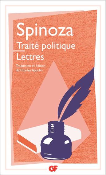 Couverture du livre « Traité politique ; lettres » de Baruch Spinoza aux éditions Flammarion