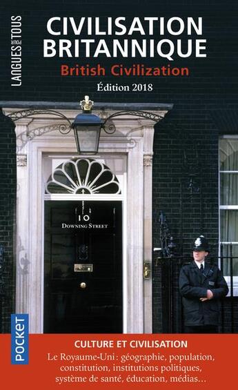 Couverture du livre « Civilisation britannique ; British civilization (édition 2018) » de Sarah Pickard aux éditions Langues Pour Tous