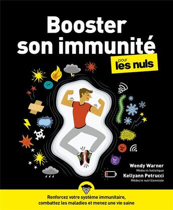 Couverture du livre « Booster son immunité pour les nuls » de Kellyan Petrucci et Wendy Warner aux éditions First