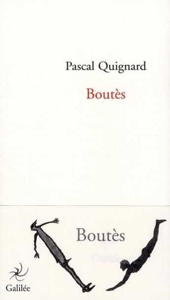 Couverture du livre « Boutès » de Pascal Quignard aux éditions Galilee