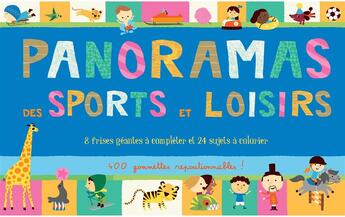 Couverture du livre « Panoramas des sports et des loisirs » de Geraldine Cosneau aux éditions Mila