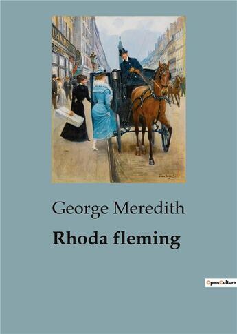 Couverture du livre « Rhoda fleming » de George Meredith aux éditions Culturea