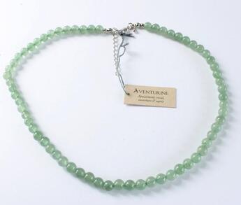 Couverture du livre « Collier aventurine perles rondes 6 mm » de  aux éditions Dg-exodif