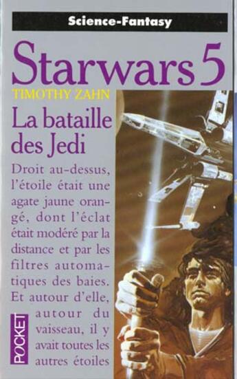 Couverture du livre « Trilogie La Croisade Noire Star Wars T.2 La Bataille Des Jedi » de Timothy Zahn aux éditions Pocket