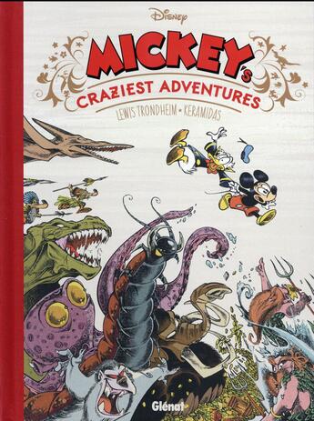 Couverture du livre « Mickey's craziest adventures » de Lewis Trondheim et Nicolas Keramidas aux éditions Glenat