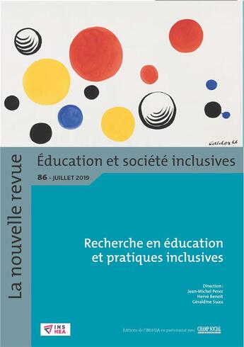 Couverture du livre « Recherche en éducation et pratiques inclusives » de Jean-Michel Perez et Collectif aux éditions Matrice