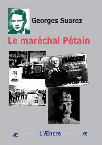 Couverture du livre « Le marechal petain » de Suarez Georges aux éditions Aencre