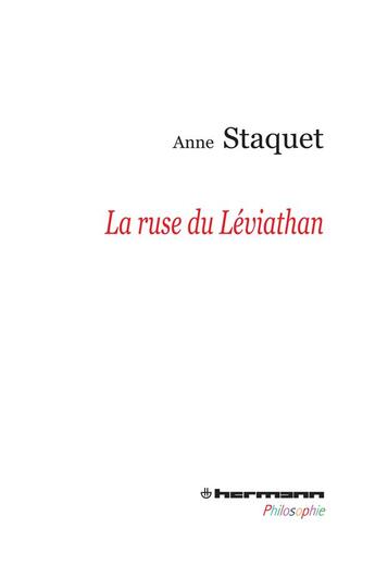 Couverture du livre « La ruse du Léviathan » de Anne Staquet aux éditions Hermann