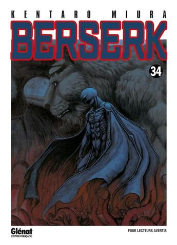 Couverture du livre « Berserk Tome 34 » de Kentaro Miura aux éditions Glenat