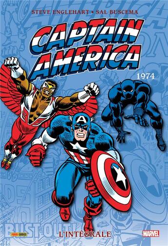 Couverture du livre « Captain America : Intégrale vol.8 : 1974 » de Steve Englehart et Sal Buscema et Mike Friedrich aux éditions Panini