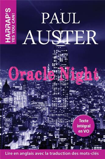 Couverture du livre « Oracle night » de Paul Auster aux éditions Larousse