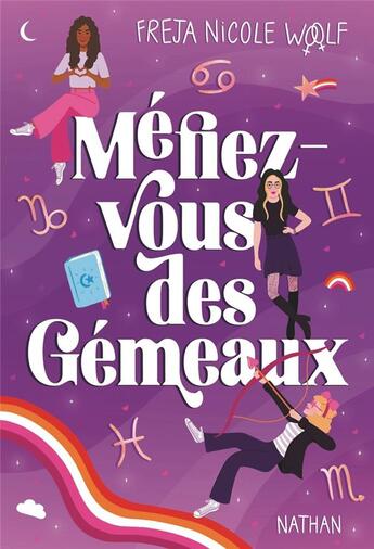 Couverture du livre « Méfiez-vous des Gémeaux » de Freja Nicole Woolf et Margot Pilet aux éditions Nathan