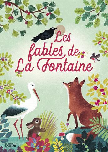 Couverture du livre « Les fables de la Fontaine » de  aux éditions Lito