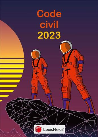 Couverture du livre « Code civil : jaquette spacemen (édition 2023) » de Laurent Leveneur aux éditions Lexisnexis