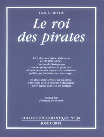 Couverture du livre « Le roi des pirates » de Daniel Defoe aux éditions Corti