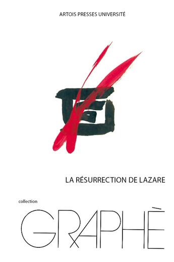 Couverture du livre « La resurrection de lazare » de Jean-Marc Vercruysse aux éditions Pu D'artois