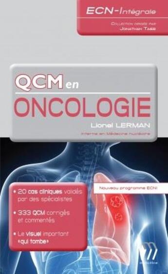 Couverture du livre « QCM en oncologie » de Lionel Lerman aux éditions Medicilline